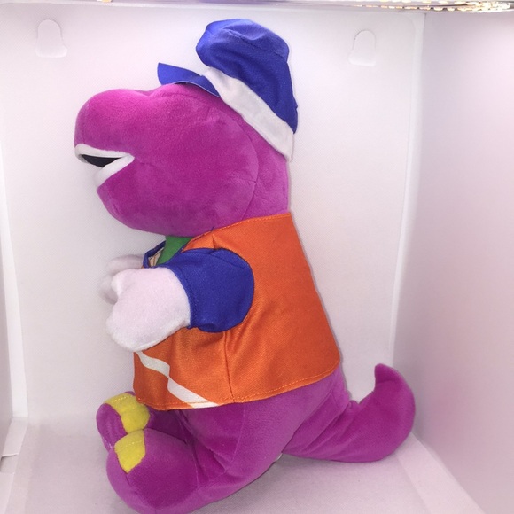 Barney Fisher-Price 13” Barney and Friends Plush Crossing Guard Stuffed … - Picture 5 of 12